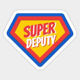 Deputy Gifts | Super Deputy Sticker